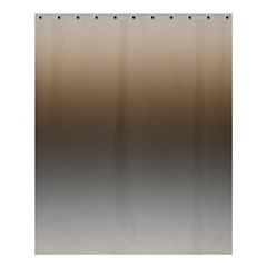 Brown And Grey Gradient Ombre Color Shower Curtain 60  X 72  (medium)  by SpinnyChairDesigns