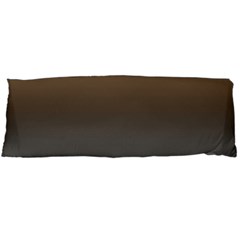 Brown And Grey Gradient Ombre Color Body Pillow Case (dakimakura) by SpinnyChairDesigns