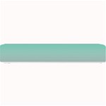 Teal Green and Grey Gradient Ombre Color Small Bar Mats 24 x4  Bar Mat