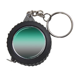 Teal Green and Grey Gradient Ombre Color Measuring Tape