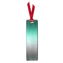 Teal Green and Grey Gradient Ombre Color Small Book Marks