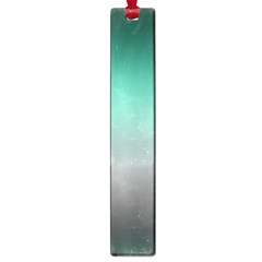 Teal Green and Grey Gradient Ombre Color Large Book Marks