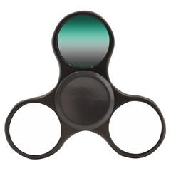 Teal Green And Grey Gradient Ombre Color Finger Spinner by SpinnyChairDesigns