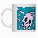 Skull White Mugs Left