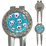 Skull 3-in-1 Golf Divots Front