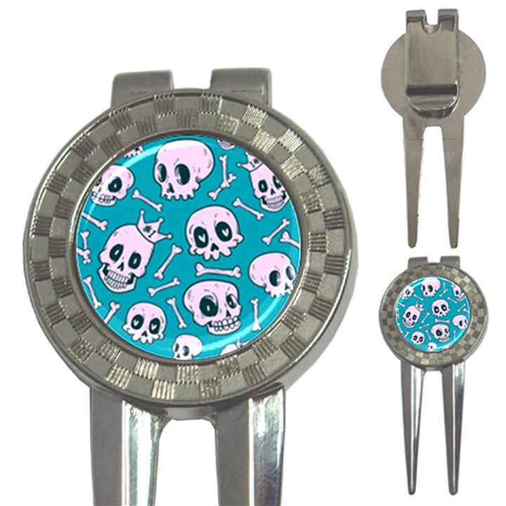 Skull 3-in-1 Golf Divots