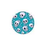 Skull Golf Ball Marker (4 pack) Front