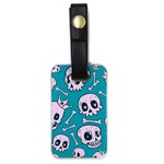 Skull Luggage Tag (one side) Front