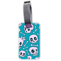 Skull Luggage Tag (two Sides) by Sobalvarro