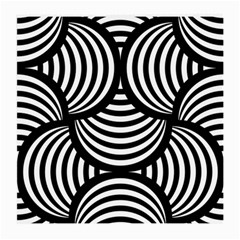 Abstract Black And White Shell Pattern Medium Glasses Cloth by SpinnyChairDesigns