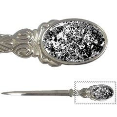 Black And White Grunge Stone Letter Opener by SpinnyChairDesigns