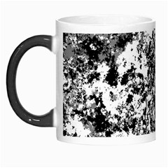 Black And White Grunge Stone Morph Mugs by SpinnyChairDesigns