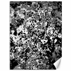 Black And White Grunge Stone Canvas 36  X 48  by SpinnyChairDesigns