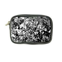 Black And White Grunge Stone Coin Purse by SpinnyChairDesigns