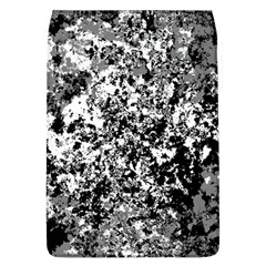 Black And White Grunge Stone Removable Flap Cover (l) by SpinnyChairDesigns