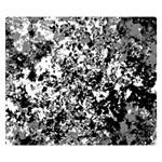 Black and White Grunge Stone Double Sided Flano Blanket (Small)  50 x40  Blanket Front