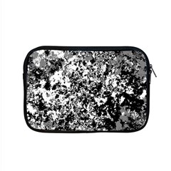 Black And White Grunge Stone Apple Macbook Pro 15  Zipper Case by SpinnyChairDesigns