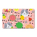 Cats and fruits  Magnet (Rectangular) Front