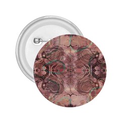 Tea Rose Pink And Brown Abstract Art Color 2 25  Buttons by SpinnyChairDesigns