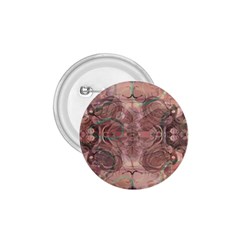 Tea Rose Pink And Brown Abstract Art Color 1 75  Buttons by SpinnyChairDesigns