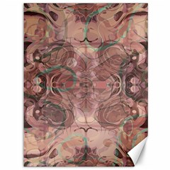 Tea Rose Pink And Brown Abstract Art Color Canvas 36  X 48  by SpinnyChairDesigns