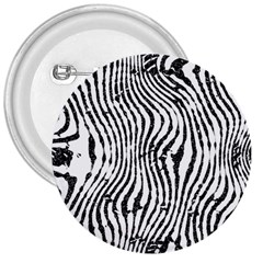 Zebra Print Stripes 3  Buttons by SpinnyChairDesigns