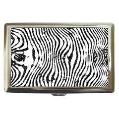 Zebra Print Stripes Cigarette Money Case by SpinnyChairDesigns