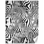 Zebra Print Stripes Canvas 12  x 16  11.86 x15.41  Canvas - 1