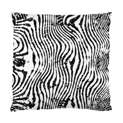 Zebra Print Stripes Standard Cushion Case (two Sides) by SpinnyChairDesigns