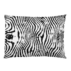 Zebra Print Stripes Pillow Case by SpinnyChairDesigns