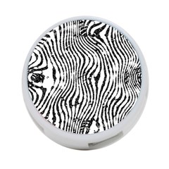 Zebra Print Stripes 4-port Usb Hub (one Side) by SpinnyChairDesigns