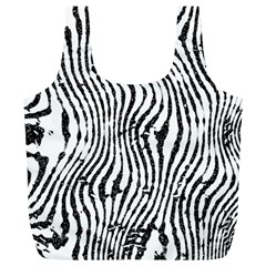 Zebra Print Stripes Full Print Recycle Bag (xl) by SpinnyChairDesigns