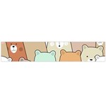 Colorful-baby-bear-cartoon-seamless-pattern Large Flano Scarf  Back