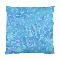 Light Blue Abstract Mosaic Art Color Standard Cushion Case (one Side) by SpinnyChairDesigns