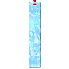 Light Blue Abstract Mosaic Art Color Large Book Marks by SpinnyChairDesigns