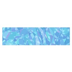 Light Blue Abstract Mosaic Art Color Satin Scarf (oblong) by SpinnyChairDesigns