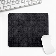 Matte Charcoal Black Color  Large Mousepads by SpinnyChairDesigns