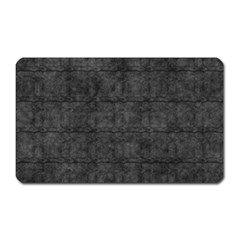 Matte Charcoal Black Color  Magnet (rectangular) by SpinnyChairDesigns