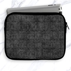 Matte Charcoal Black Color  Apple Ipad 2/3/4 Zipper Cases by SpinnyChairDesigns