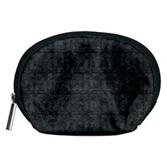 Matte Charcoal Black Color  Accessory Pouch (medium) by SpinnyChairDesigns