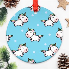 Unicorns  Ornament (Round)