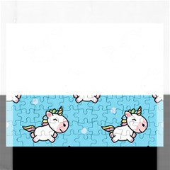 Unicorns  Rectangular Jigsaw Puzzl by Sobalvarro