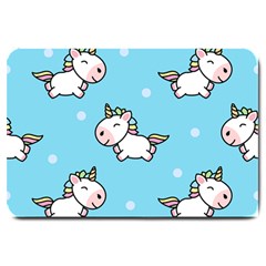 Unicorns  Large Doormat  by Sobalvarro