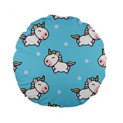 Unicorns  Standard 15  Premium Round Cushions