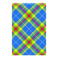 Clown Costume Plaid Striped Shower Curtain 48  X 72  (small)  by SpinnyChairDesigns