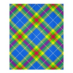 Clown Costume Plaid Striped Shower Curtain 60  X 72  (medium)  by SpinnyChairDesigns