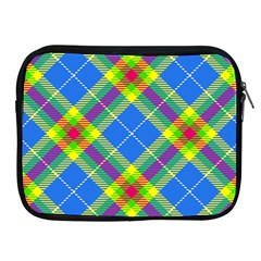 Clown Costume Plaid Striped Apple Ipad 2/3/4 Zipper Cases by SpinnyChairDesigns