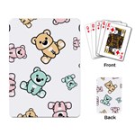 Bears Playing Cards Single Design (Rectangle) Back