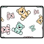 Bears Fleece Blanket (Large)  80 x60  Blanket Front