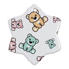 Bears Ornament (snowflake) by Sobalvarro